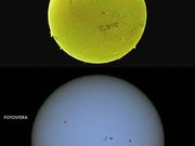 SOL na manhã de 30 de julho de 2024 - Cromosfera e Fotosfera.